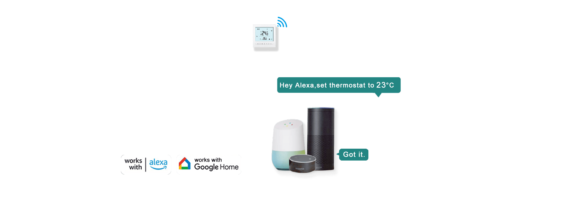 Intelligenter WLAN-Thermostat
