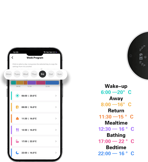 Programmierbarer Thermostat