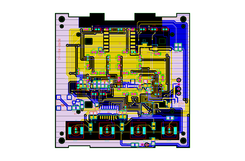 LCD-Touch-Thermostat Leiterplatte (PCB)
