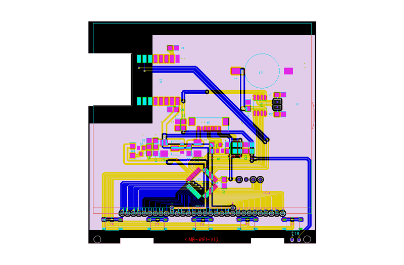 Intelligenter Heizofenthermostat OEM ODM Leiterplatte (PCB)
