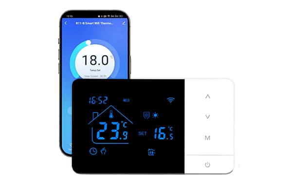 Intelligenter WLAN Wand Gasheizkessel Temperaturregler, programmierbarer digitaler Raumtemperaturregler